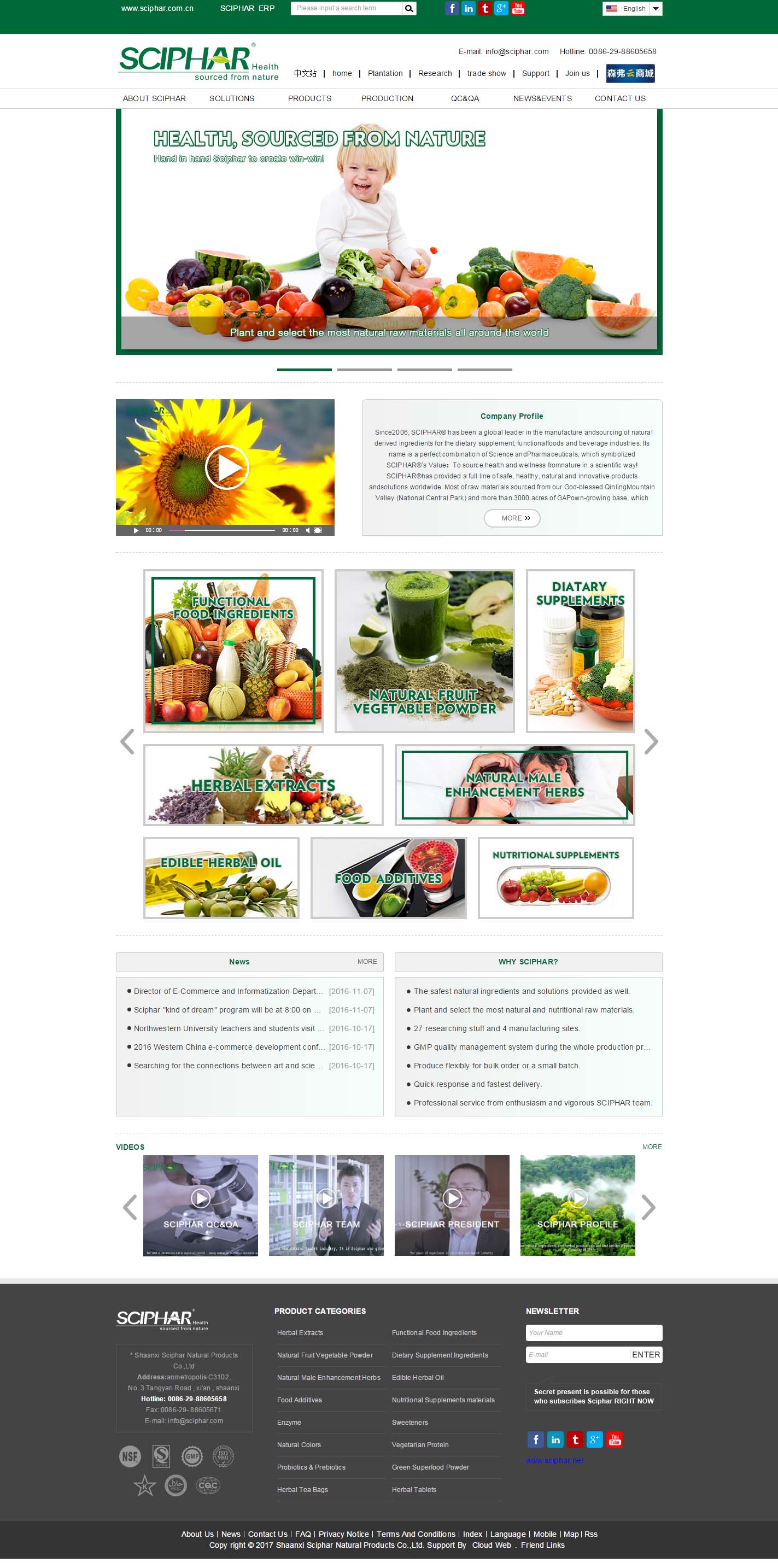  CShaanxi Sciphar Natural Products Co.,Ltd.
